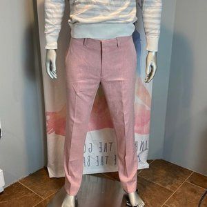 ASOS DESIGN Wedding skinny suit Pants in Rose pink croSize 32 Waist by 32 Length